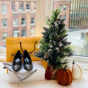 Striped water snake kitten pumps